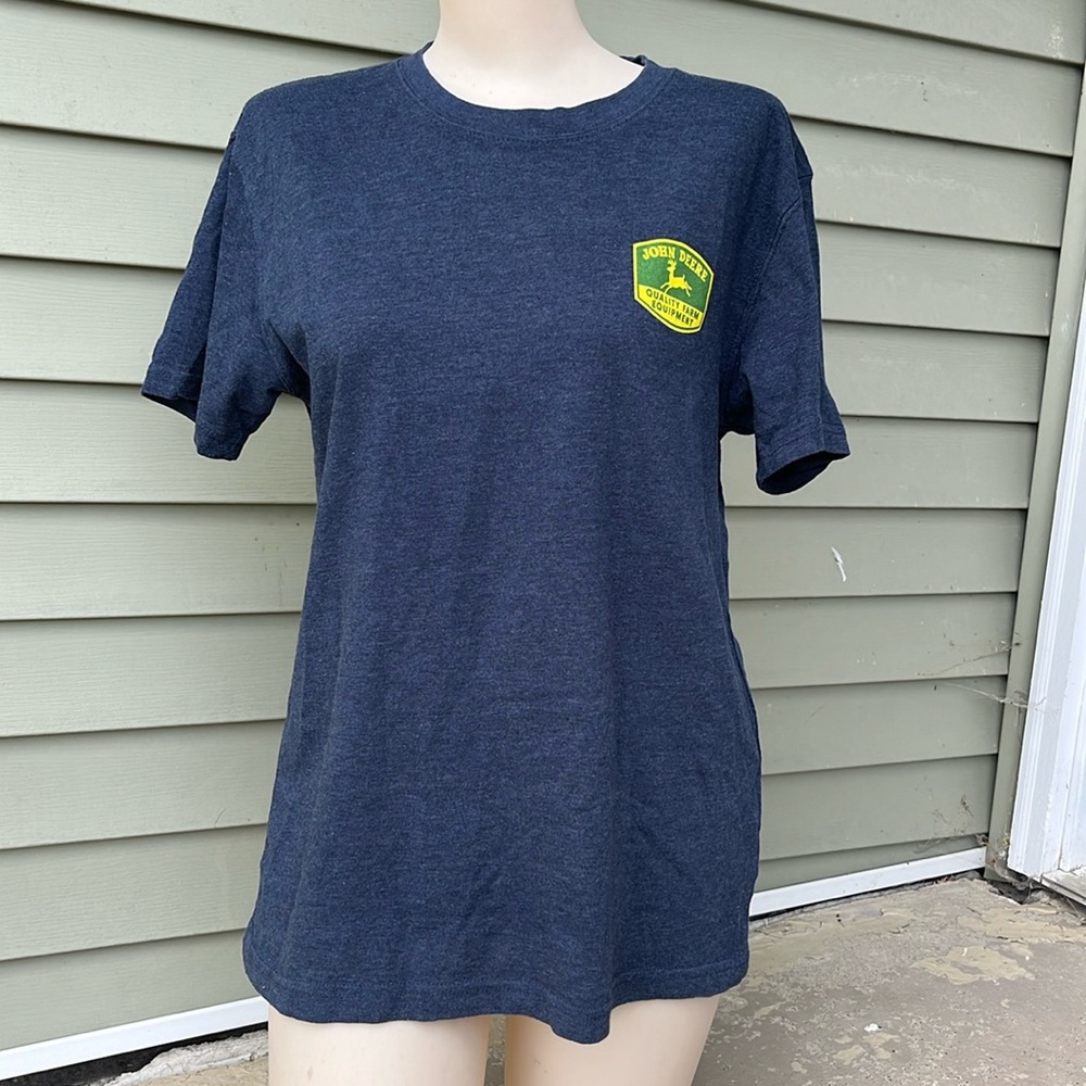 EUC John Deere navy T-shirt